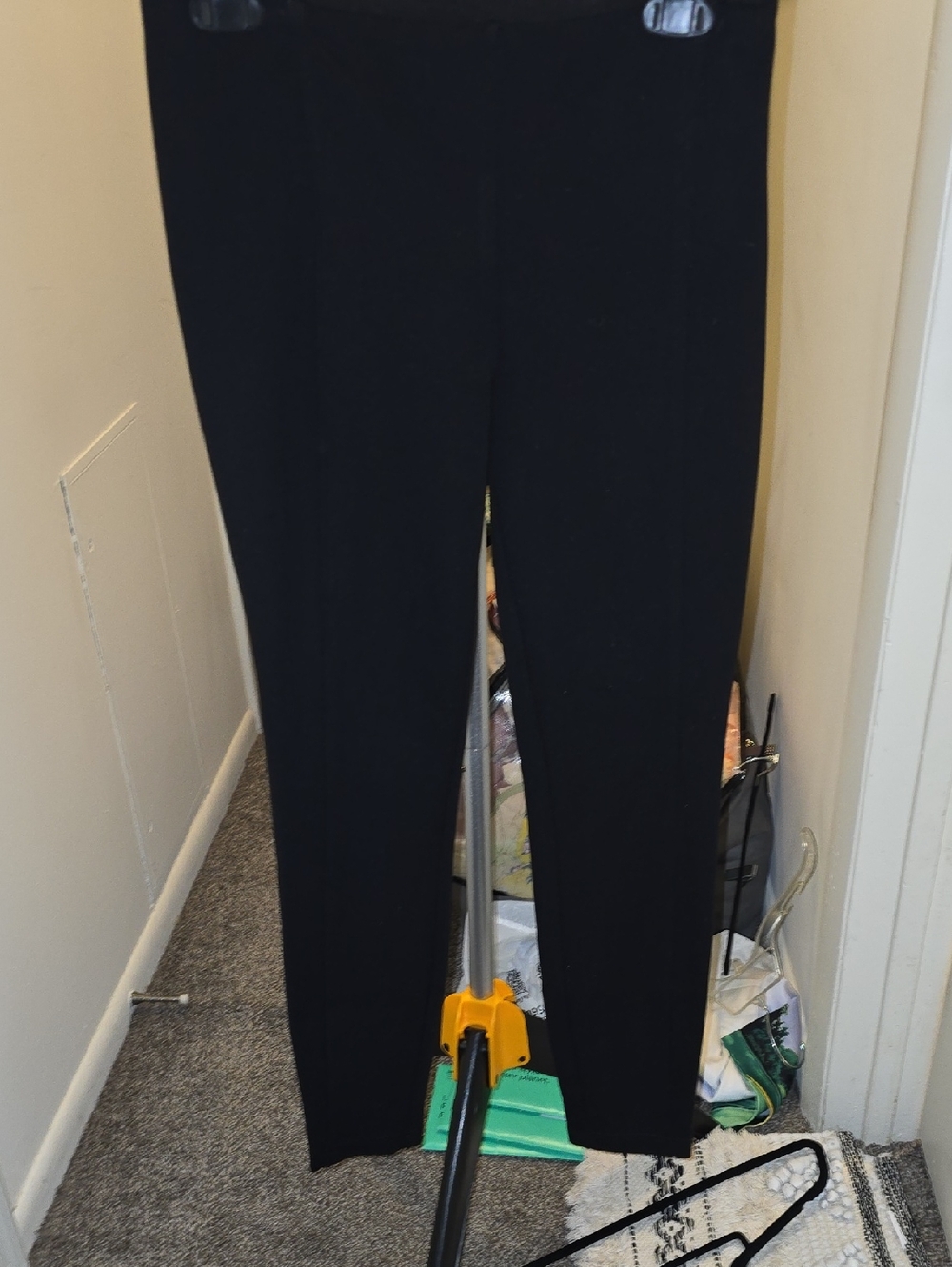 NWOT Dalia Black Skinny Ponte Leggings